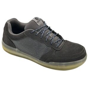 Volcom Men Safety Work Shoe Sz 8.5 W Suede Leather Composite‎ Toe Slip Resistant
